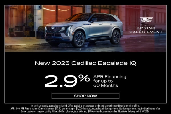New 2025 Cadillac Escalade IQ