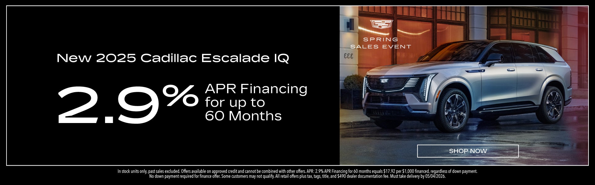 New 2025 Cadillac Escalade IQ