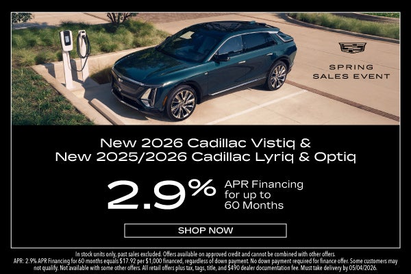 New 2026 Cadillac Vistiq & New 2025/2026 Cadillac Lyriq & O
