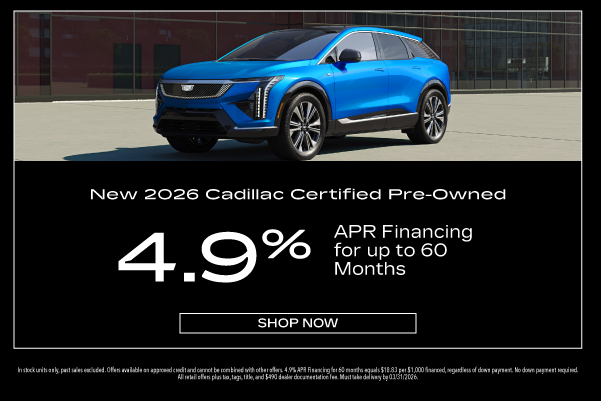 New 2026 Cadillac Certified Pre-Owned