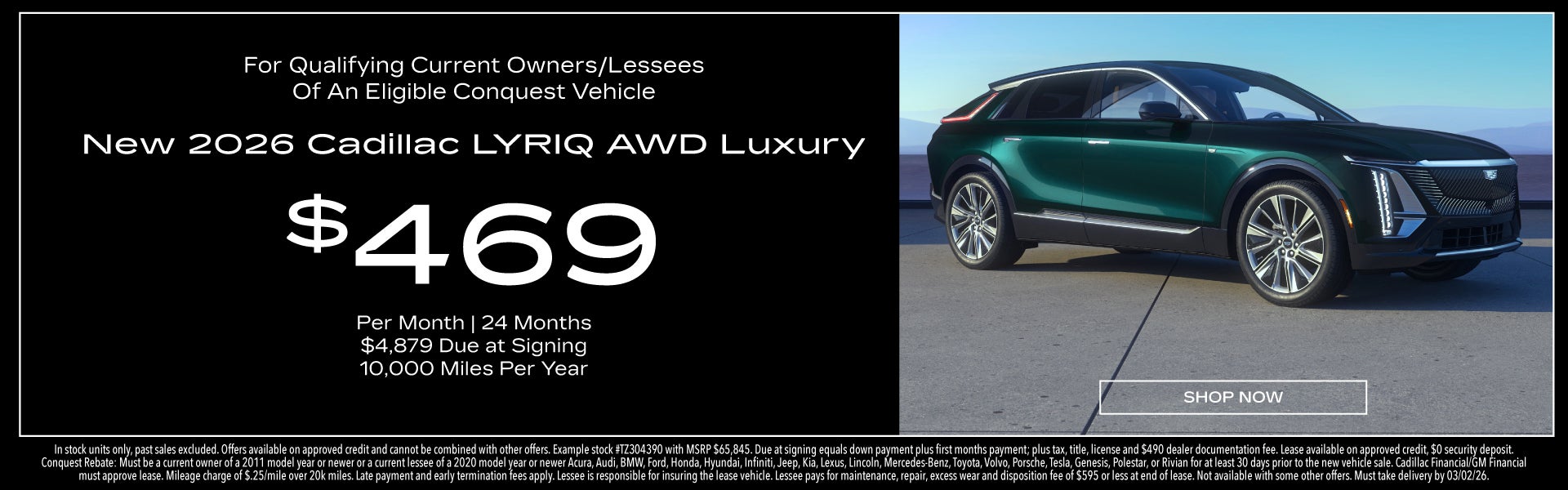 New 2026 Cadillac LYRIQ AWD Luxury