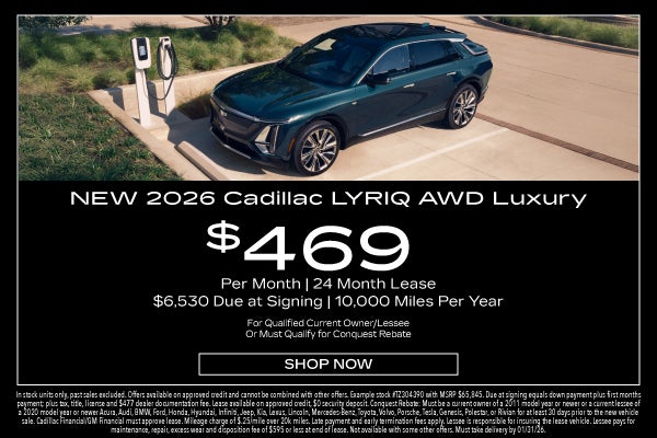 New 2026 Cadillac LYRIQ AWD Luxury