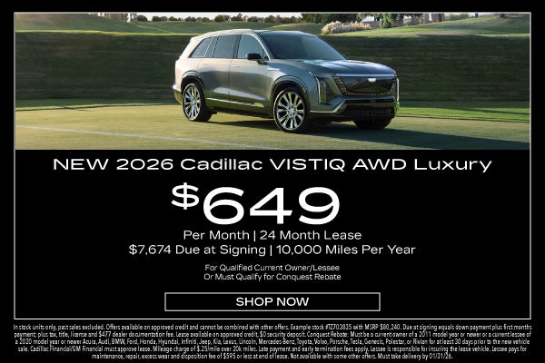 New 2026 Cadillac VISTIQ AWD Luxury