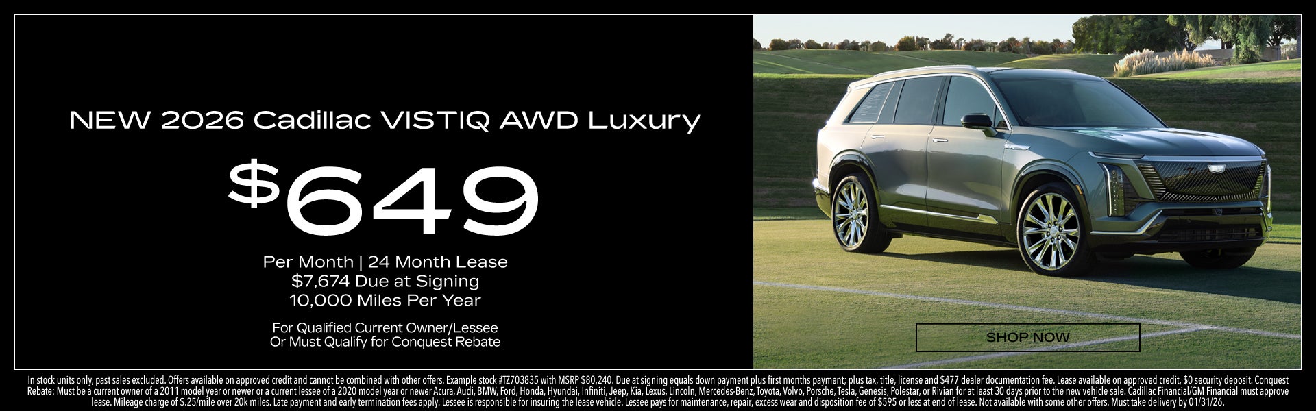 New 2026 Cadillac VISTIQ AWD Luxury