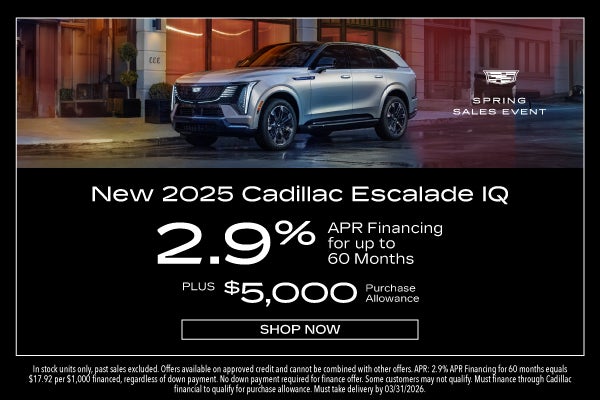 New 2025 Cadillac Escalade IQ