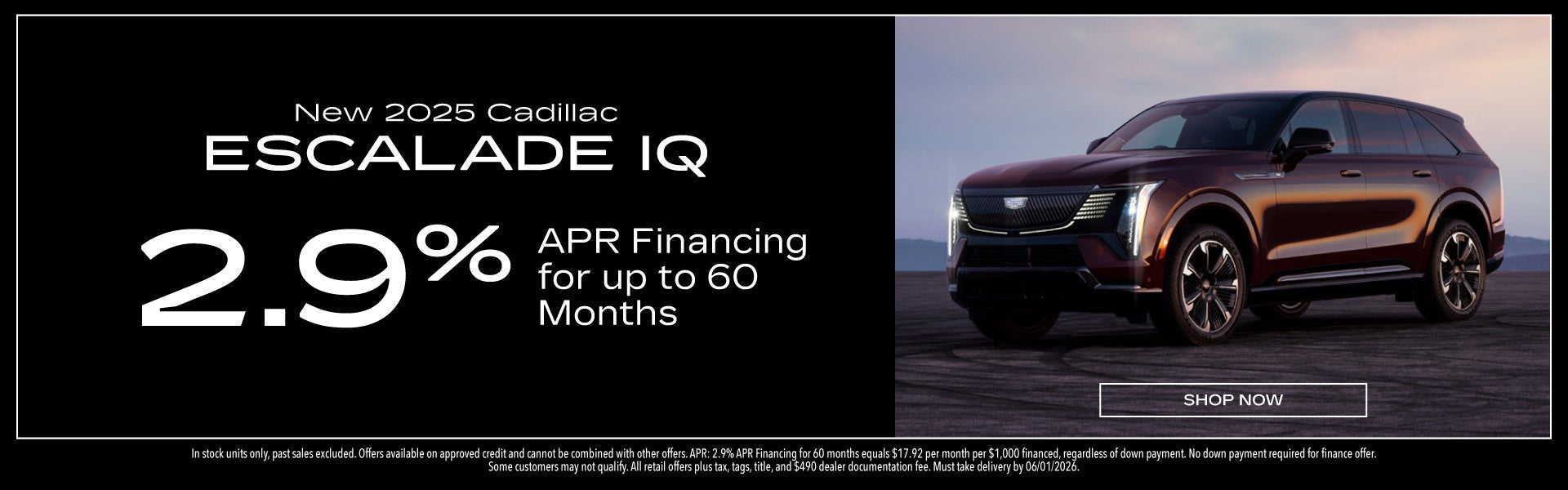New 2025 Cadillac Escalade IQ