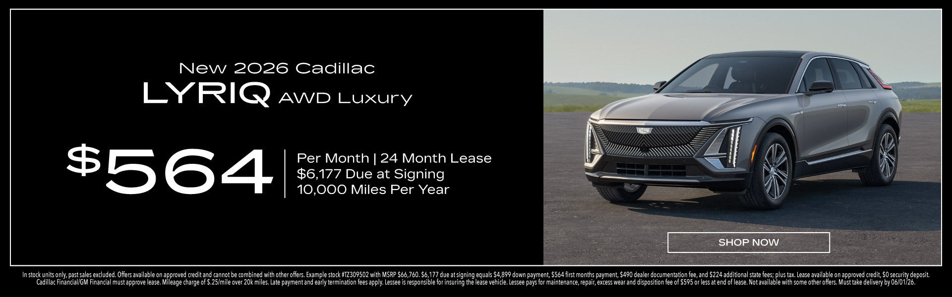New 2026 Cadillac LYRIQ AWD Luxury