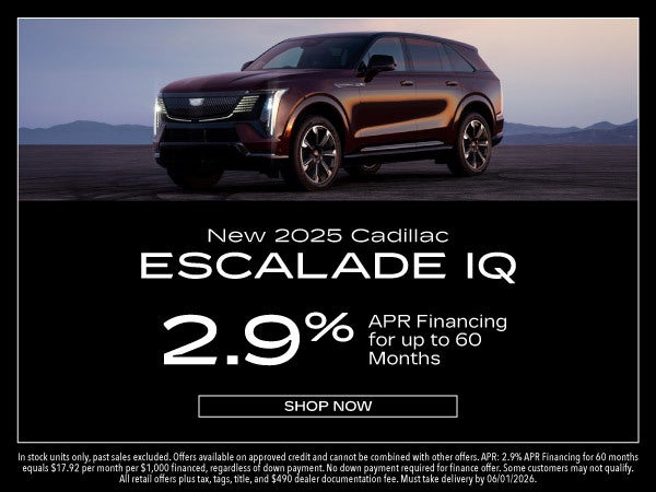 New 2025 Cadillac Escalade IQ