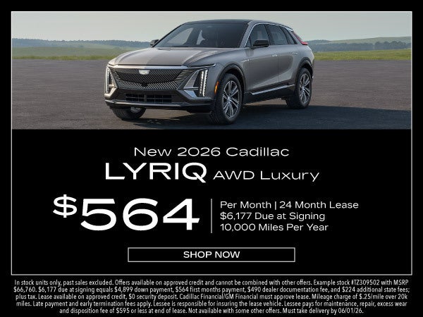 New 2026 Cadillac LYRIQ AWD Luxury