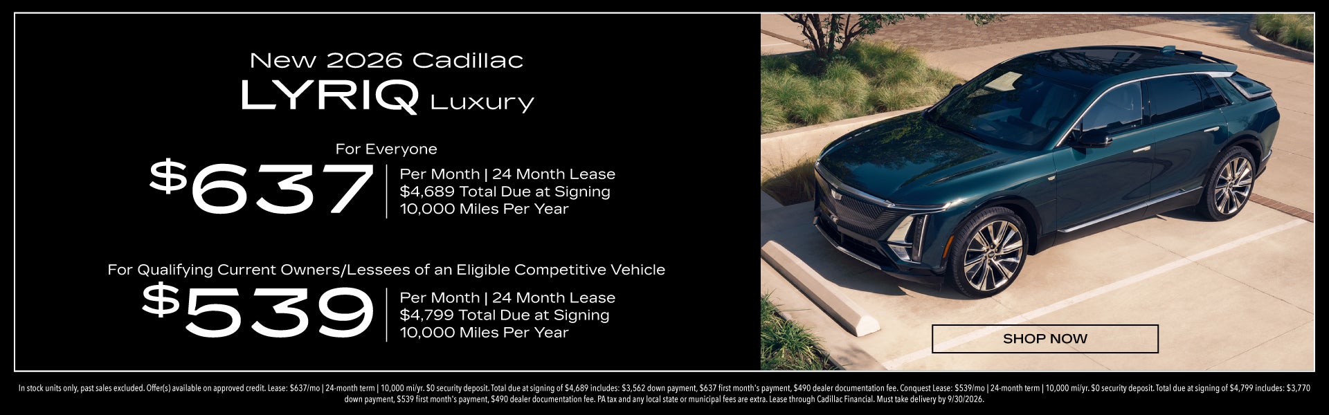 New 2026 Cadillac LYRIQ LUXURY