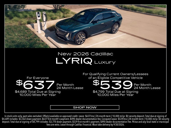New 2026 Cadillac LYRIQ LUXURY
