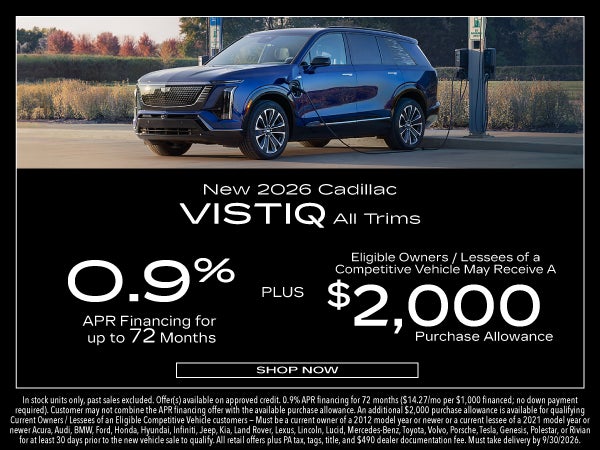 New 2026 Cadillac VISTIQ All Trim